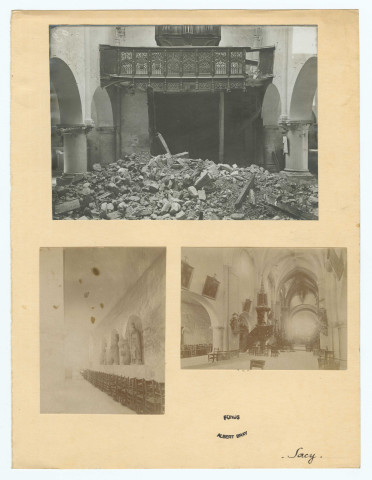 Cartes postales et photographies. Communes de Sacy à Saint-Ouen.