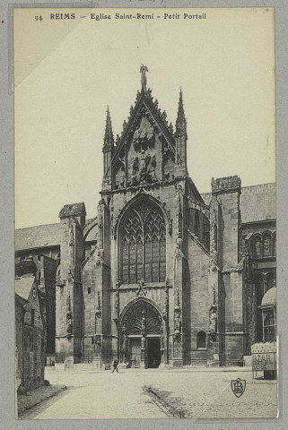 REIMS. 94. Église Saint-Remi - Petit Portail / B. de L.