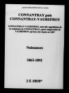 Connantray. Vaurefroy. Connantray-Vaurefroy. Naissances 1863-1892
