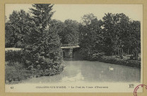 CHÂLONS-EN-CHAMPAGNE. 63- Le Pont du Cours d'Ormesson.
(75Paris, Neudein Frères).Sans date