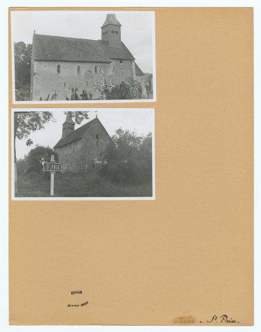 Cartes postales et photographies. Communes de Saint-Prix à Saint-Thomas.