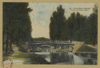 CHÂLONS-EN-CHAMPAGNE. 93- Pont sur le canal latéral.
M. T. L.Sans date