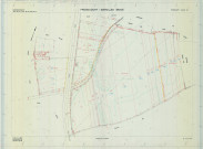 Frignicourt (51262). Section ZA échelle 1/2000, plan remembré pour 1987 (remembrement Frignicourt-Marolles), plan régulier (calque)