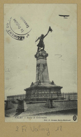 VALMY. Statue de Kellermann.
Sainte-MenehouldÉdition E. Moisson.[vers 1915]
