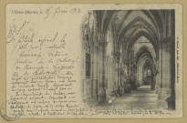 ÉPINE (L'). Pourtour Nord, intérieur de l'église N.D. de l'Epine / G. Durand, photographe.
Châlons-sur-MarneÉdition G. Durand.[vers 1903]