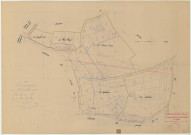 Arzillières-Neuville (51017). Section E1 échelle 1/1000, plan mis à jour pour 1957, plan non régulier (papier)