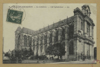 CHÂLONS-EN-CHAMPAGNE. 9- La Cathédrale. Côté septentrional.
