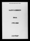 Saint-Gibrien. Décès 1793-1860