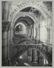 REIMS. Basilique Saint-Remi. Reconstruction des bas-côtés sud.
