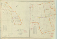 Lavannes (51318). Section Y1 1 échelle 1/2000, plan remembré pour 1950, plan régulier (papier).