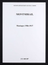 Montmirail. Mariages 1906-1917