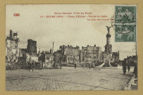 REIMS. Notre Grande Ville du Front. 18. Reims (1919). Place d'Erlon. Fontaine Subé / L.B.
DijonOr.1922