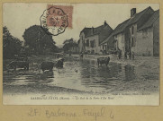 BARBONNE-FAYEL. Le Gué de la Porte d'En Haut / A. Bourgeois, photographe.
Barbonne.[vers 1905]