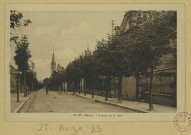 AVIZE. Avenue de la Gare.
Château-ThierryBourgogne Frères.Sans date