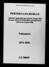 Perthes-lès-Hurlus. Naissances 1871-1891