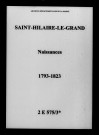 Saint-Hilaire-le-Grand. Naissances 1793-1823