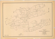 Heiltz-l'Évêque (51290). Tableau d'assemblage échelle 1/5000, plan remembré pour 1957, plan régulier (papier)