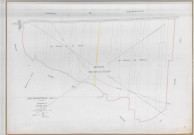 Heutrégiville (51293). Section A1 échelle 1/1000, plan dressé pour 1944, plan non régulier (papier).