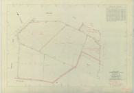 Vaudemange (51599). Section ZC 1 échelle 1/2000, plan remembré pour 1958, plan régulier (papier armé)