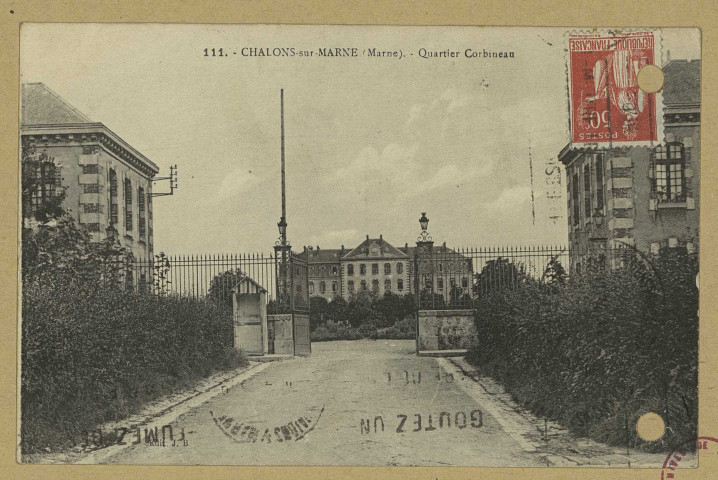 CHÂLONS-EN-CHAMPAGNE. 111- Quartier Corbineau. Château-Thierry Bourgogne Frères. Sans date 