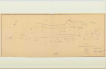 Châtelraould-Saint-Louvent (51134). Tableau d'assembale 2 échelle 1/5000, plan pour 1965 (plan d'ensemble du remembrement), plan (papier)