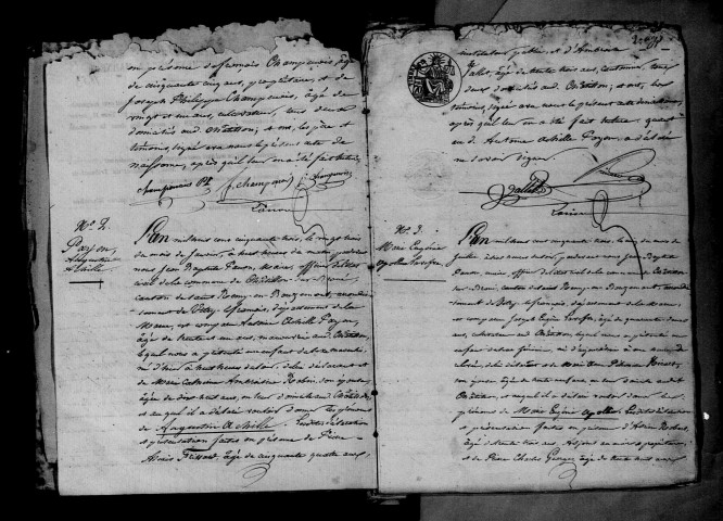 Châtillon-sur-Broué. Naissances et tables décennales des naissances, mariages, décès 1853-1872