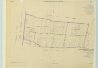 Auménancourt (51025). Section V1 échelle 1/2500, plan mis à jour pour 1959, ancienne commune Aumenancourt le grand, plan non régulier (papier).