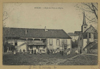 ÉTOGES. L'école des filles et l'église.
Édition Moussy (51 - ReimsPhototypie J. Bienaimé).[vers 1923]