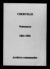 Cherville. Naissances 1861-1901