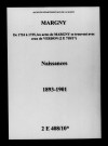 Margny. Naissances 1893-1901