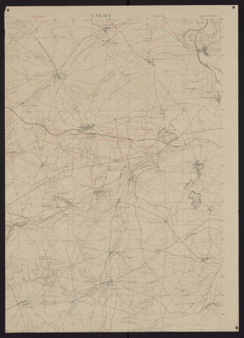 Rethel - Vouziers.
Service géographique de l'armée] (Imp.G.C.T.A. IV n° 85, 86, 87).1918