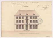 Caserne de maréchaussée et logement Hôtel de ville à construire à Dormans, 1773.