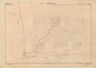 Huiron (51295). Section ZA échelle 1/2000, plan remembré pour 1972 (extension sur Sompuis section AK), plan régulier (papier armé)