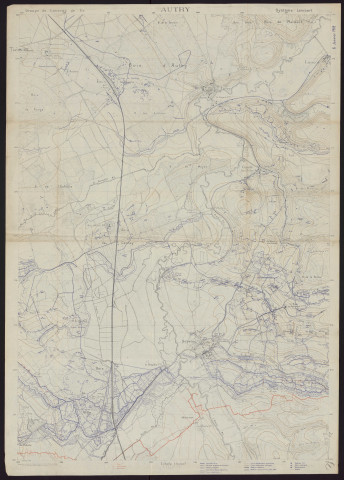 Thibie.
Service géographique de l'Armée].1918