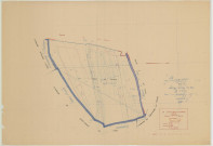 Chaussée-sur-Marne (La) (51141). Section D1 échelle 1/2500, plan mis à jour pour 1959, plan non régulier (papier)
