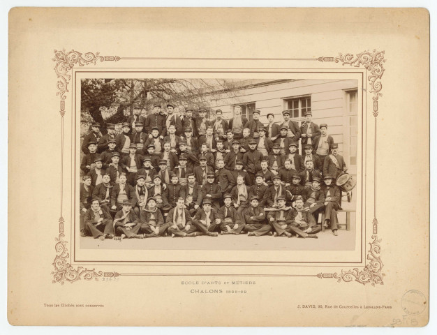 CHÂLONS-EN-CHAMPAGNE. École nationale supérieure des arts et métiers. Promotion 1898-1899.
