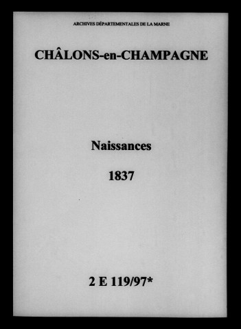 Châlons-sur-Marne. Naissances 1837