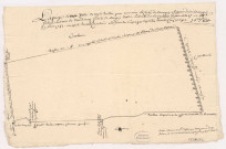 Domaine de Brugny. Layage de vente de bois taillis pour monsieur le comte de Brugny, 1742.