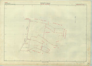 Villers-Allerand (51629). Section ZA échelle 1/2000, plan remembré pour 1971, plan régulier (papier armé).