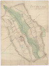 RN 77. Plan de traverse de Sommepy, 1781. Plan du village de Sommepy.