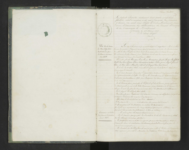 Délibérations municipales.