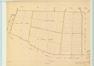Beine-Nauroy (51046). Section W1 échelle 1/2000, plan refait pour 1954, plan régulier (papier).