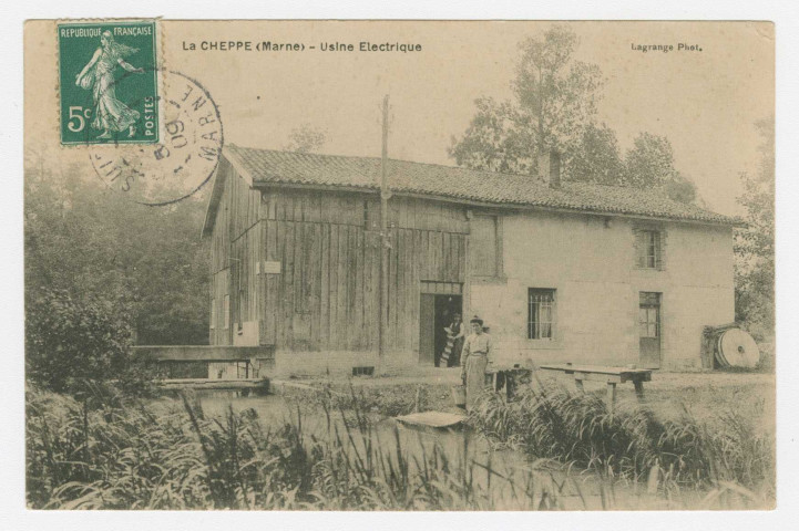 CHEPPE (LA). Usine électrique
Lagrange phot.[vers 1909]