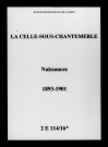 Celle-sous-Chantemerle (La). Naissances 1893-1901