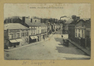 SUIPPES. Place de l'Hôtel de Ville et rue St. Pierre / L. Guérin, photographe.
(54 - Nancyimprimeries Réunies).[vers 1907]
