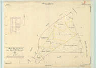Beine-Nauroy (51046). Section B1 échelle 1/5000, plan refait pour 1954, plan régulier (papier).