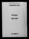 Courgivaux. Mariages 1893-1901
