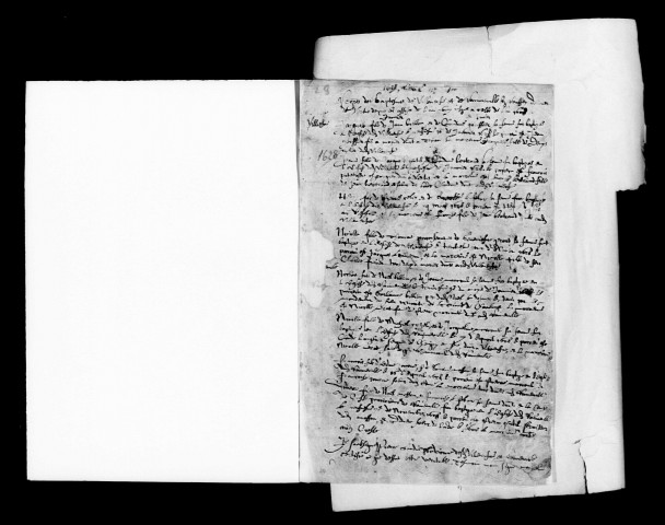 Villeneuve-lès-Rouffy. Baptêmes, mariages, sépultures 1628-1691
