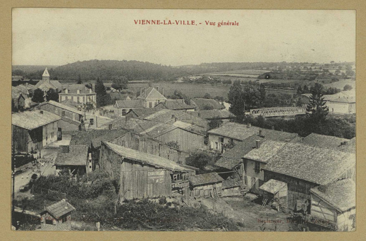 VIENNE-LA-VILLE. Vue générale / Cherlaender, photographe à Sainte-Menehould. Édition Boulanger buraliste. [vers 1910] 
