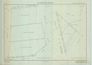 Essarts-lès-Sézanne (Les) (51235). Section ZP ZR échelle 1/2000, plan remembré pour 01/01/1965, régulier avant 20/03/1980. Contient aussi la section ZR (calque)